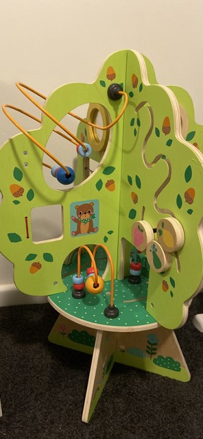 wooden activity tree